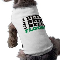 123 Beer Floor - Green pet clothing by visualnewbie 123 Beer Floor - Green pet clothing