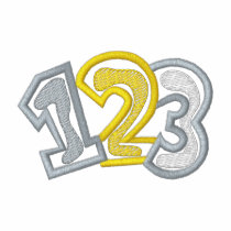 123 embroidered shirts by ZazzleEmbroidery 123 embroidered shirts