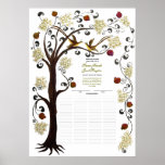 124 guests - Ivory Tree of Life Cummings Quaker Posters 124 guests - Ivory Tree of Life Cummings Quaker Posters