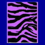 124mu ZEBRA PATTERN ANIMAL PRINTS BACKGROUNDS TEMP postcards