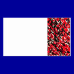 1269 RED WHITE KNITTED MATERIAL BACKGROUNDS TEXTIL business cards