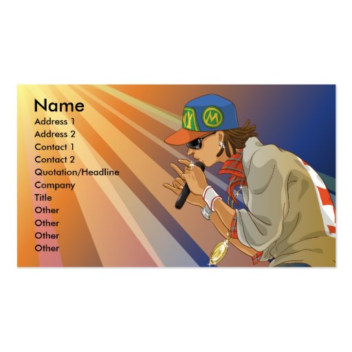 129.ai, Name, Address 1, Address 2, Contact 1, ... Business Card Templates (front side)