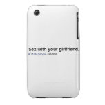 129 People like your girlfriend Iphone 3 Case-mate Case