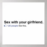 129 People like your girlfriend Print