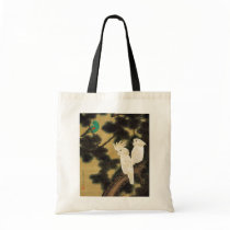 12. 老松鸚鵡図, 若冲 Pine-tree & Parrot, Jakuchū Bag