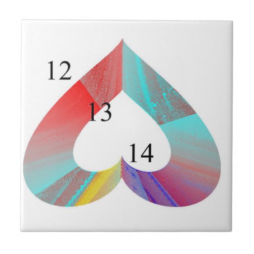 12/13/14 Abstract Rainbow Tile