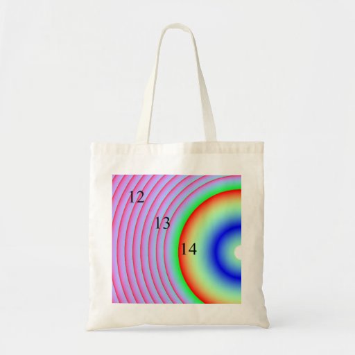 12/13/14 Radioactive Rainbow Tote Bag
