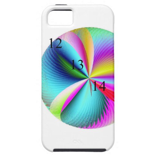 12/13/14 Rainbow Feather iPhone 5/5S Case