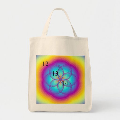 12/13/14 Stained Rainbow Tote Bag