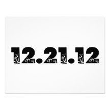 12.21.12 2012 December 21, 2012 Custom Invite