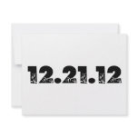 12.21.12 2012 December 21, 2012 Custom Invite