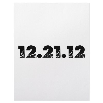 12.21.12 2012 December 21, 2012 Personalized Letterhead by ColorShow