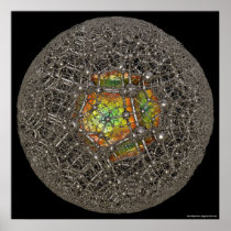 (12,4) Poincaré Ball Print