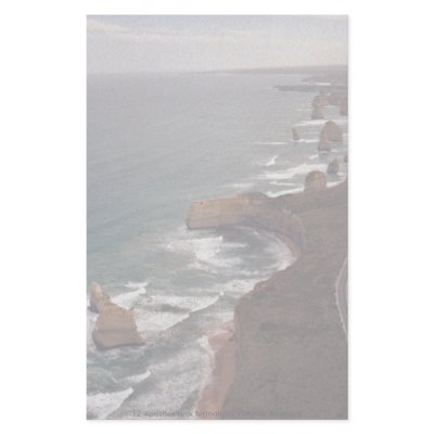 12 Apostles rock formation, Victoria, Australia Stationery Paper by beautifulclicks