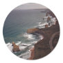 12 Apostles rock formation, Victoria, Australia Round Stickers