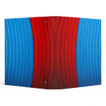 12 Blue & Red 1" Avery Binder