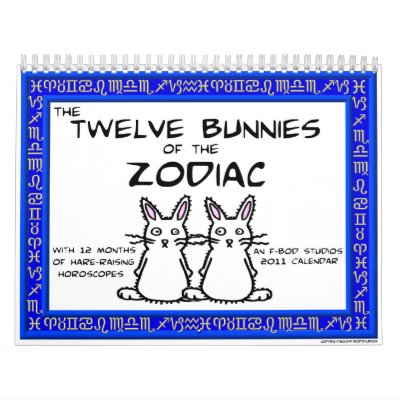 12 Bunnies of the Zodiac 2011 Calendar by FbodStudios