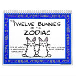 12 Bunnies of the Zodiac 2011 Calendar