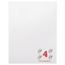 12 days four calling birds letterhead design