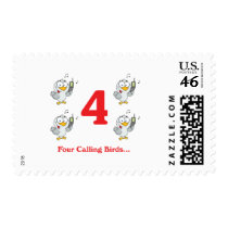 12 days four calling birds postage
