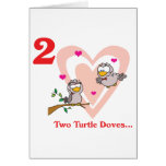 12 days two turtle doves cards