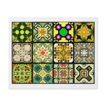 12 Different Tea Bag Tiles - Origami Folding Flyers