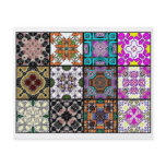 12 Different Tea Bag Tiles - Origami Folding Flyer