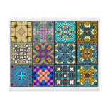 12 Different Tea Bag Tiles - Origami Folding flyers