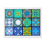 12 Different Tea Bag Tiles - Origami Folding Flyer Design