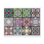 12 Different Tea Bag Tiles - Origami Folding flyers