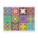 12 Different Tea Bag Tiles - Origami Folding flyers