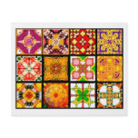 12 Different Tea Bag Tiles - Origami Folding Flyer