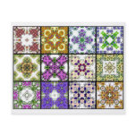 12 Different Tea Bag Tiles - Origami Folding Flyers
