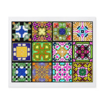 12 Different Tea Bag Tiles - Origami Folding Flyer
