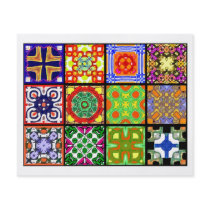 12 Different Tea Bag Tiles - Origami Folding Flyers