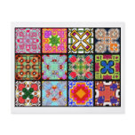 12 Different Tea Bag Tiles - Origami Folding Personalized Flyer