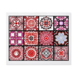 12 Different Tea Bag Tiles - Origami Folding Personalized Flyer