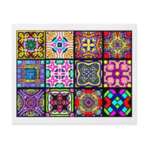 12 Different Tea Bag Tiles - Origami Folding Flyers