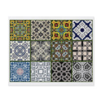 12 Different Tea Bag Tiles - Origami Folding Full Color Flyer