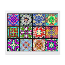 12 Different Tea Bag Tiles - Origami Folding Full Color Flyer