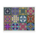 12 Different Tea Bag Tiles - Origami Folding flyers