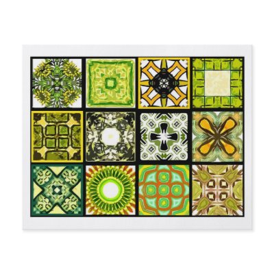 12 Different Tea Bag Tiles - Origami Folding Flyer by ArtbyJean