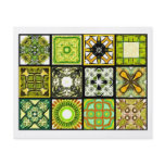 12 Different Tea Bag Tiles - Origami Folding Flyer