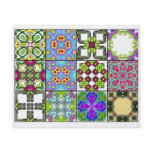 12 Different Tea Bag Tiles - Origami Folding flyers
