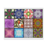 12 Different Tea Bag Tiles - Origami Folding Flyer