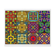 12 Different Tea Bag Tiles - Origami Folding Flyers
