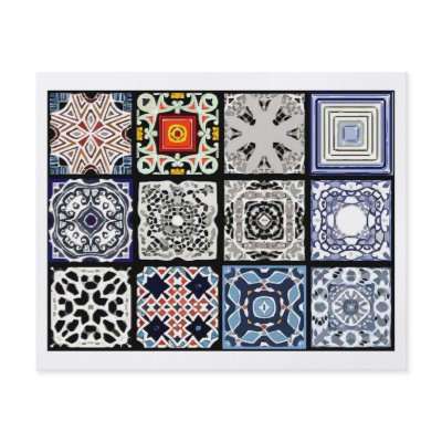 12 Different Tea Bag Tiles - Origami Folding Full Color Flyer by ArtbyJean
