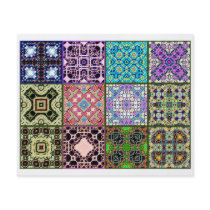 12 Different Tea Bag Tiles - Origami Folding Flyers