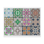12 Different Tea Bag Tiles - Origami Folding Flyer