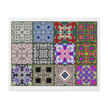 12 Different Tea Bag Tiles - Origami Folding Full Color Flyer